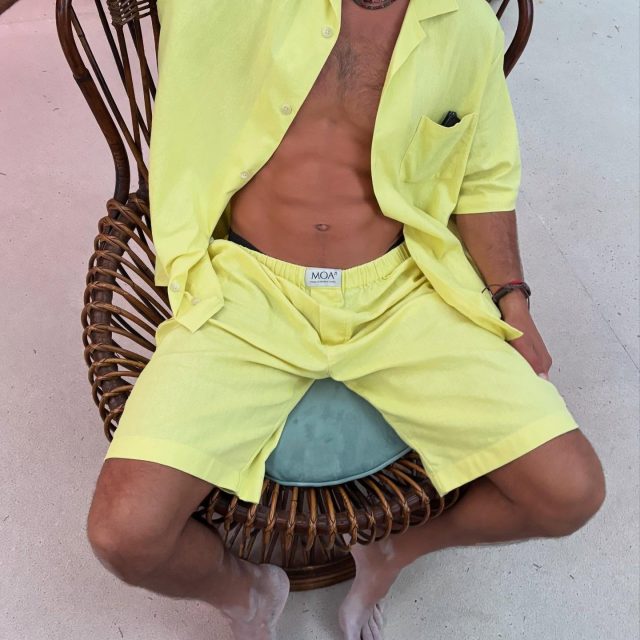 Lime and Lemon set 2025 Linen 🍋‍🟩 🍋 #leisurewear #resort #unisex